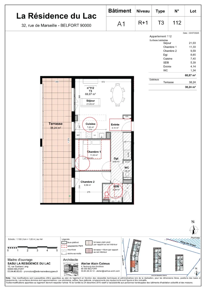 logement neuf à l'Étang des Forges