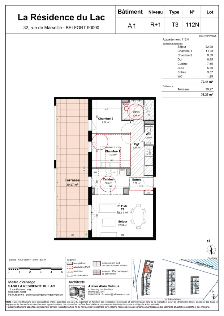 logement neuf à l'Étang des Forges