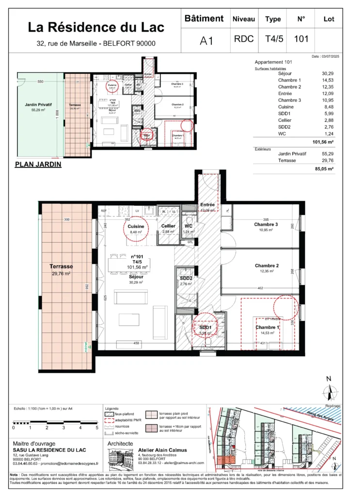 logement neuf à l'Étang des Forges