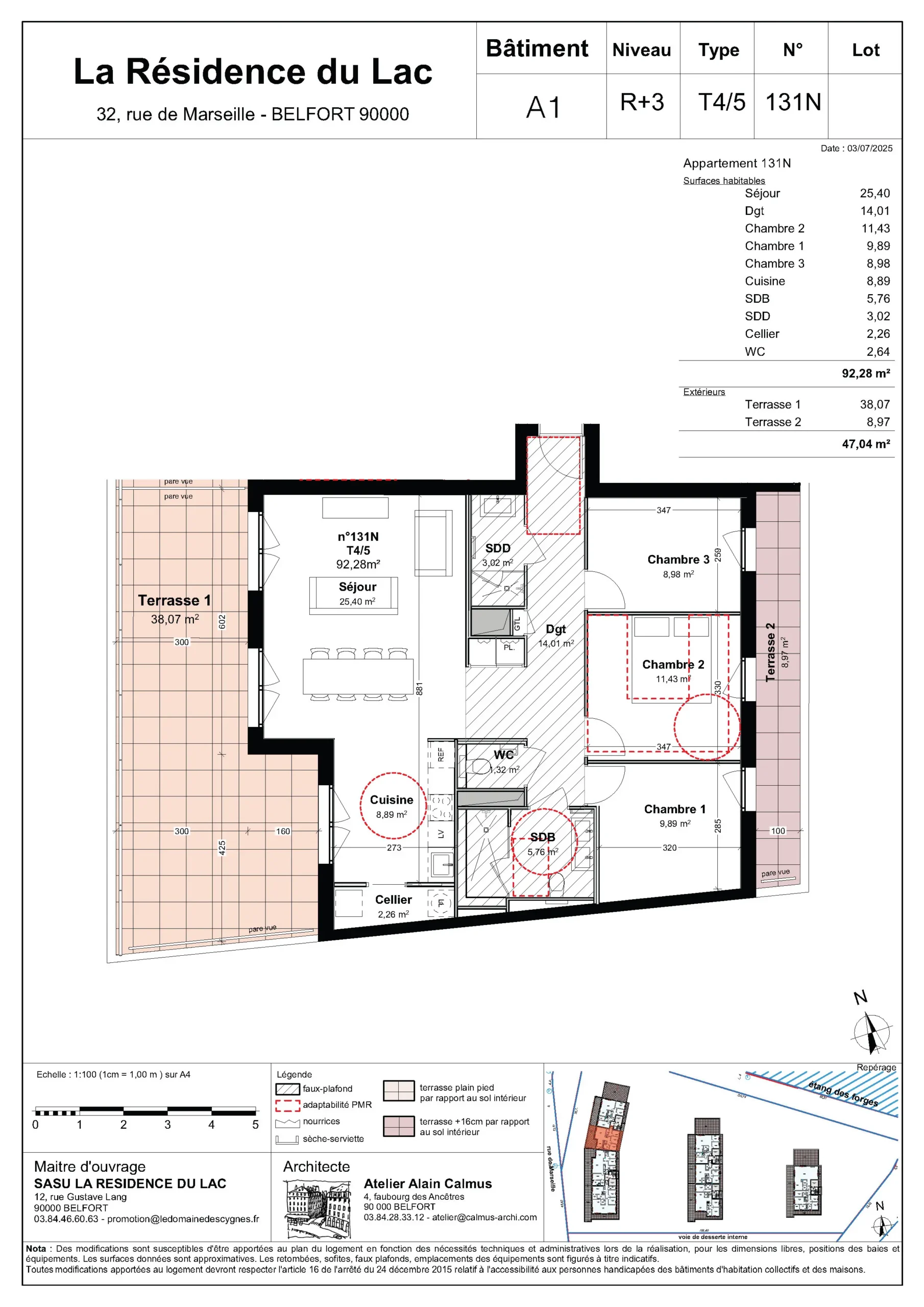logement neuf à l'Étang des Forges