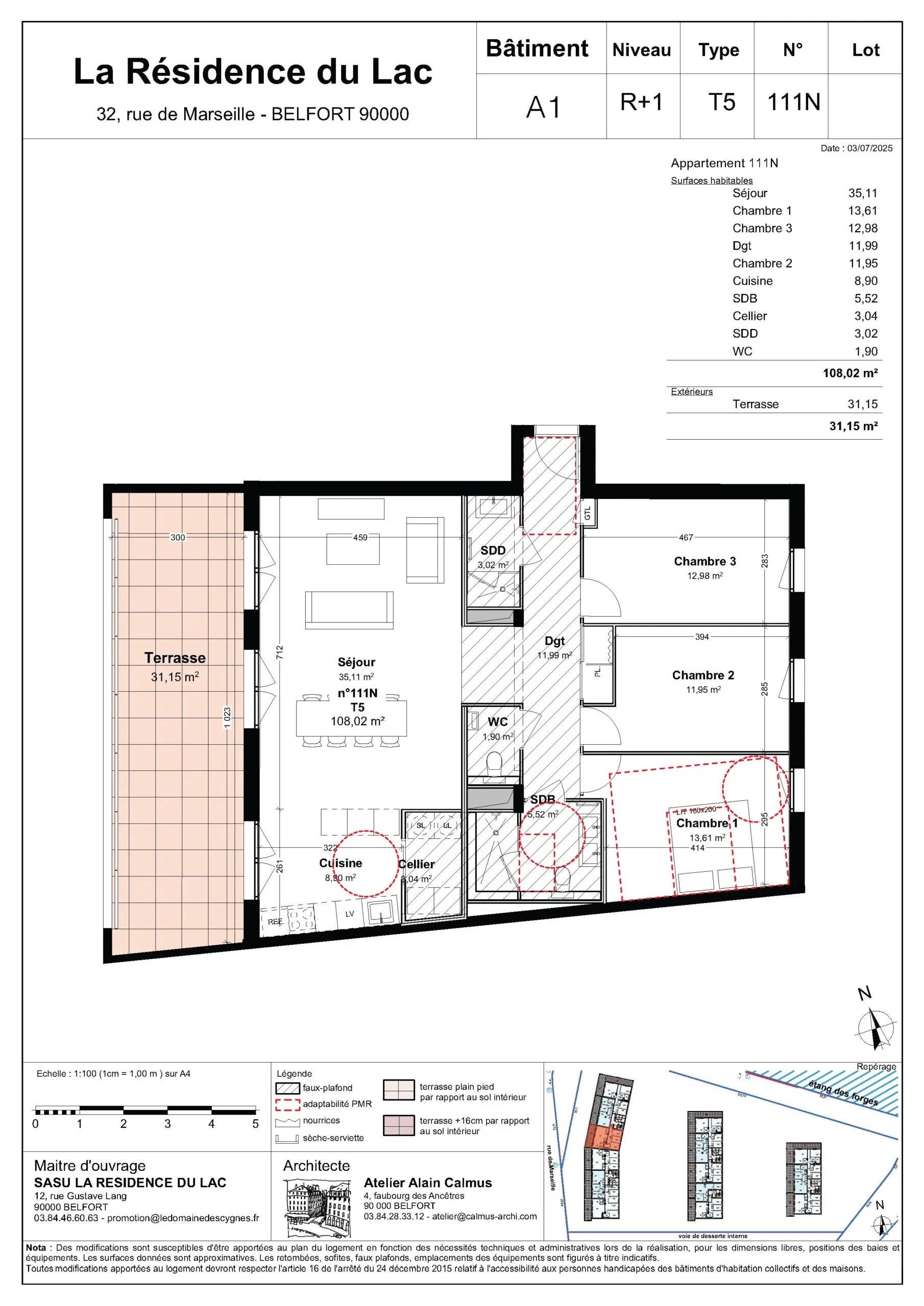 logement neuf à l'Étang des Forges