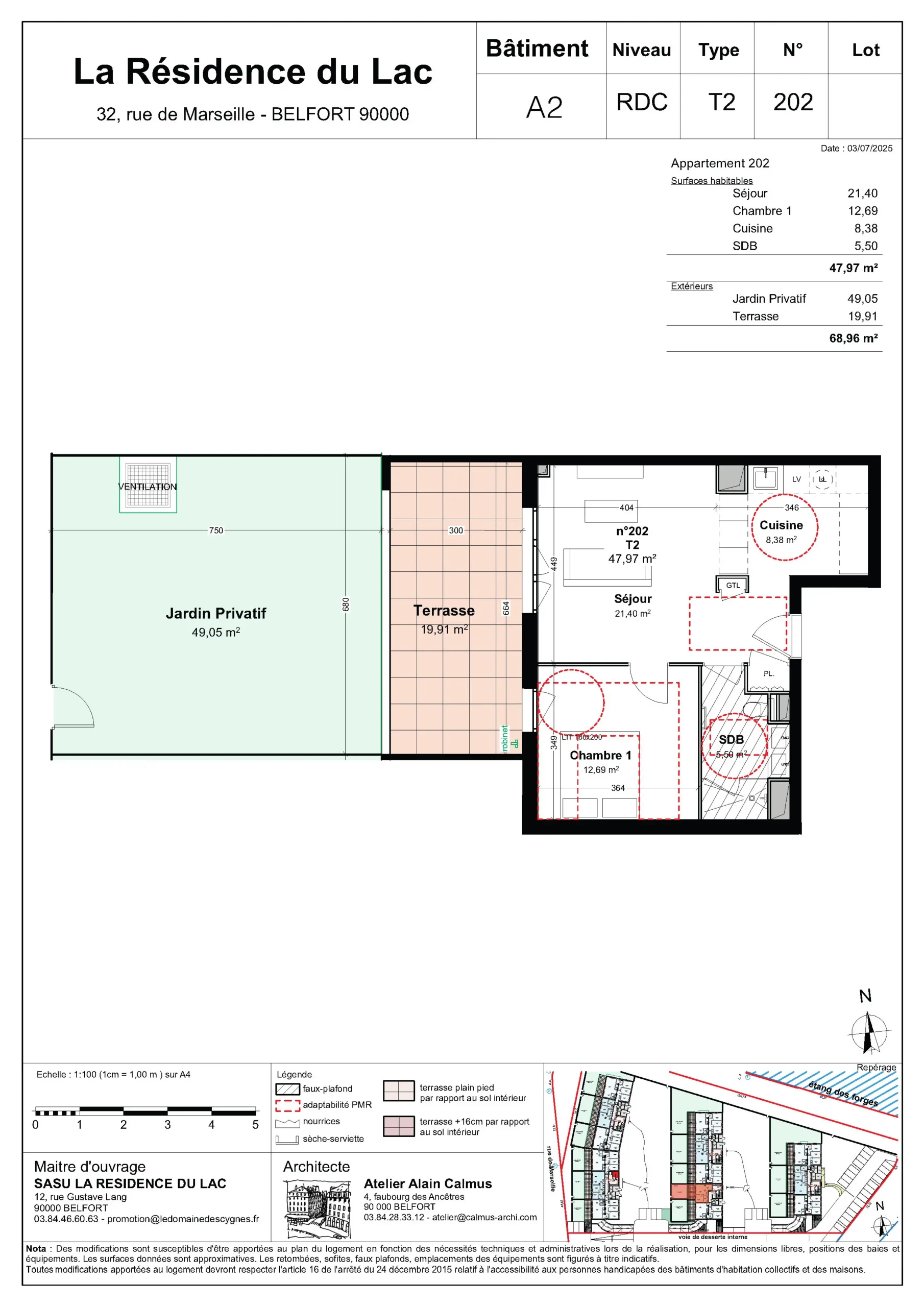 logement neuf à l'Étang des Forges