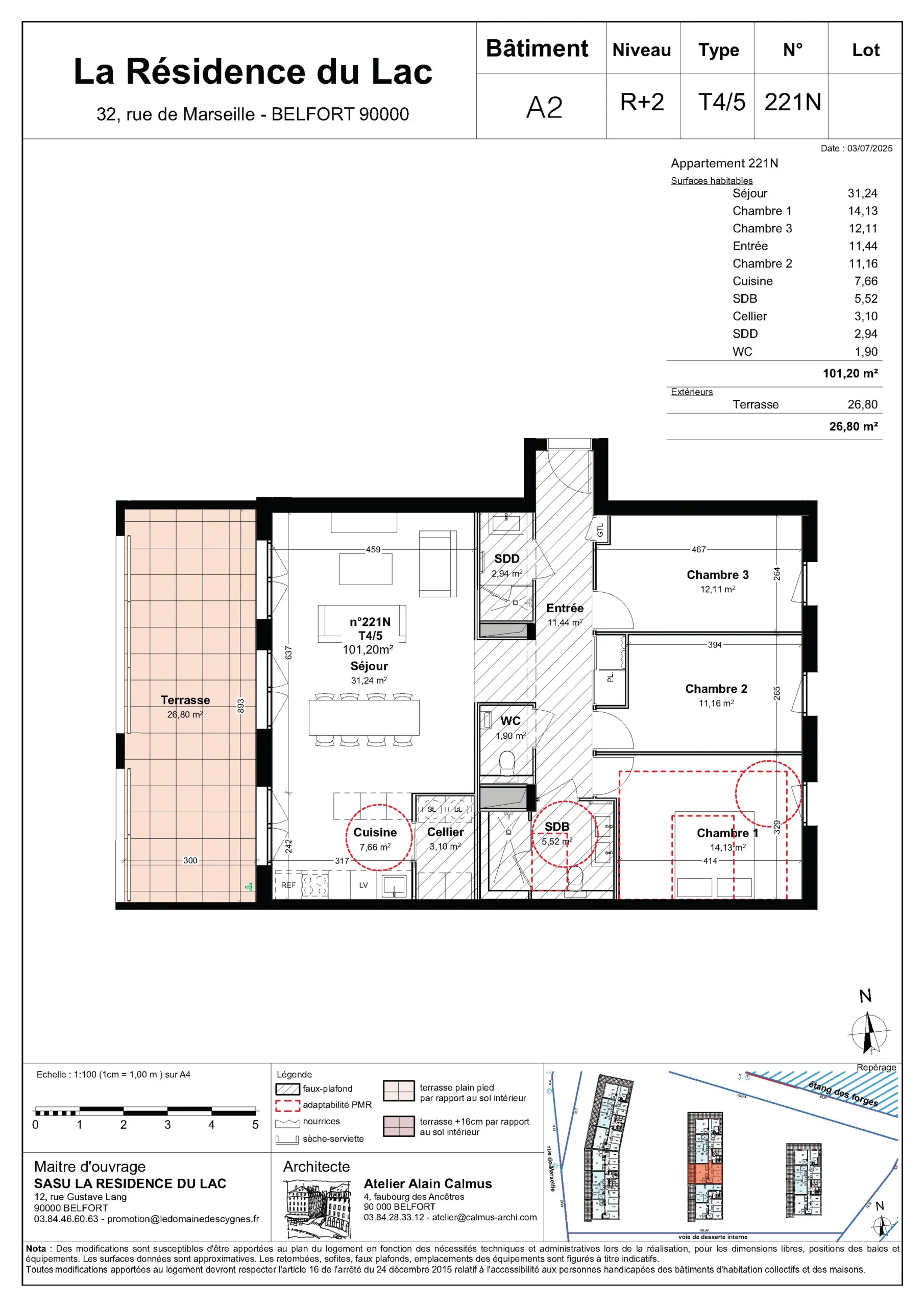 logement neuf à l'Étang des Forges