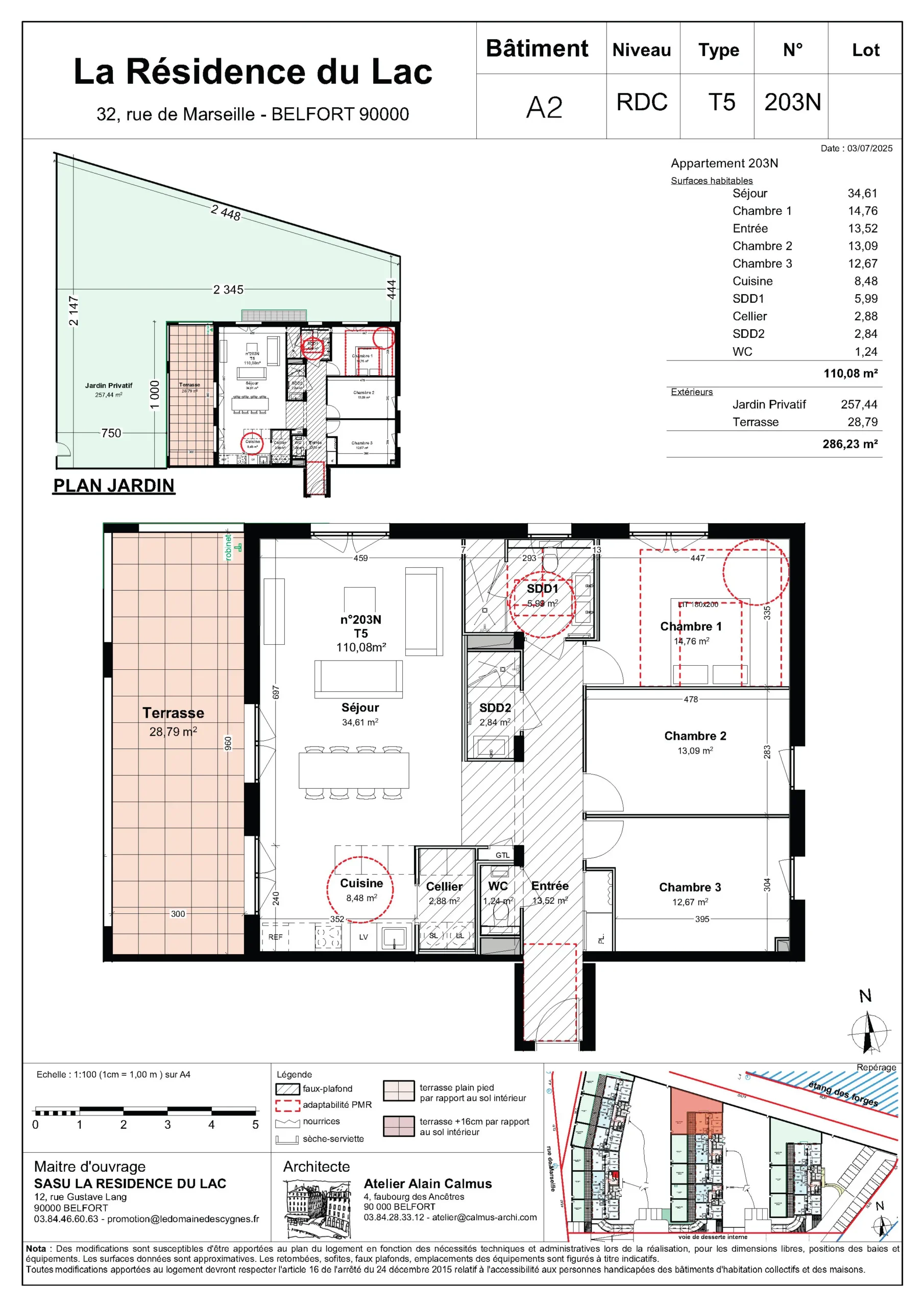 logement neuf à l'Étang des Forges
