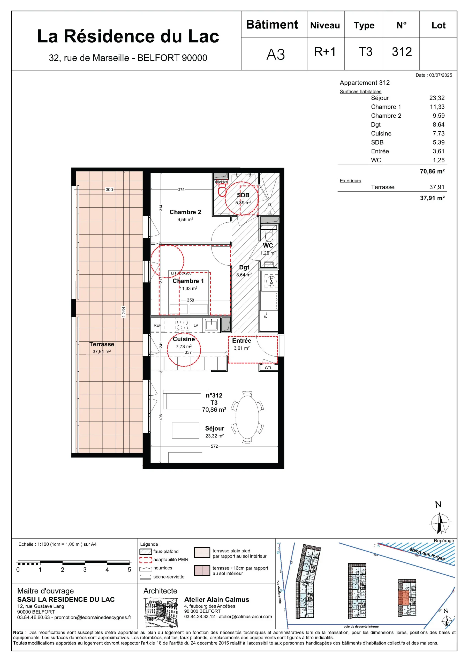 logement neuf à l'Étang des Forges