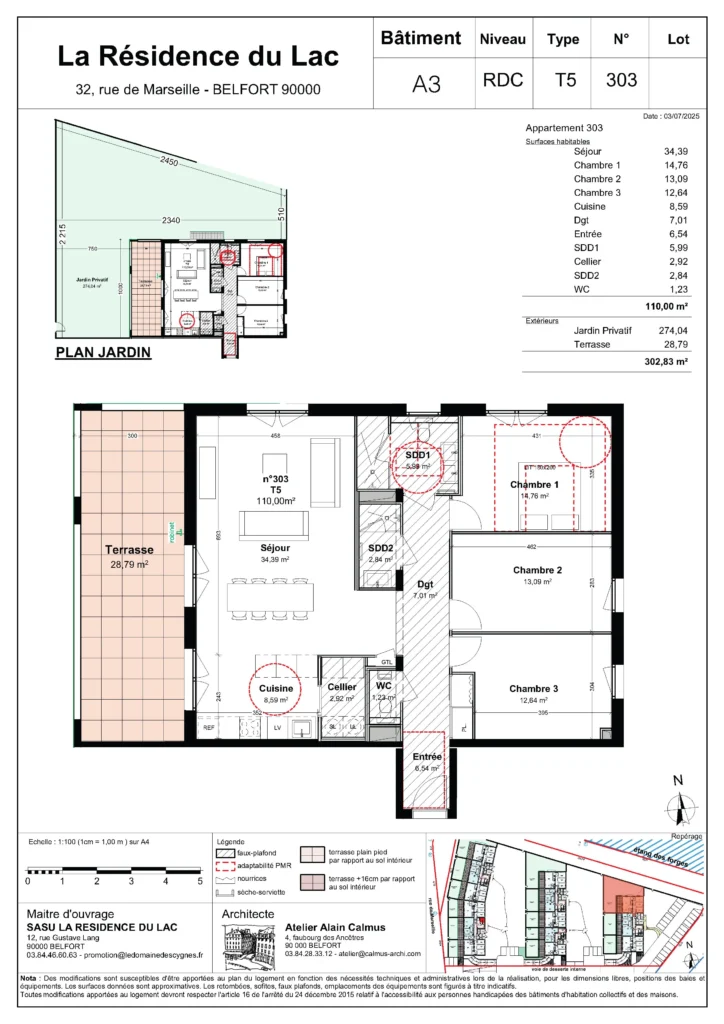 logement neuf à l'Étang des Forges