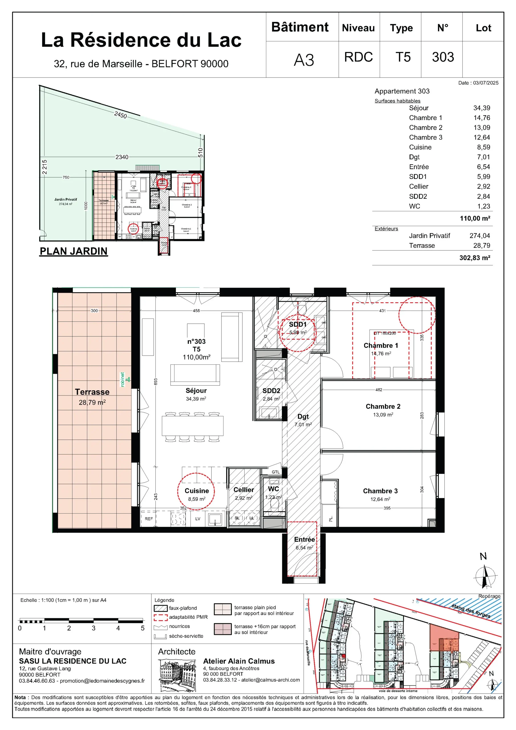 logement neuf à l'Étang des Forges